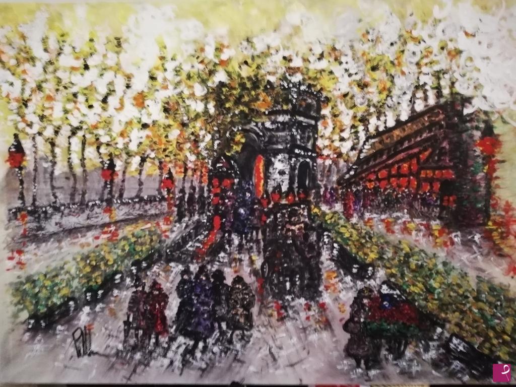 quadri in vendita online - Automne a' Paris 