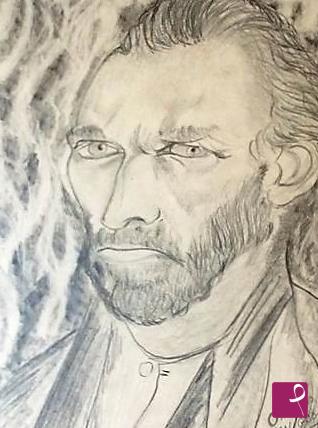 quadri in vendita online - autoritratto di van gogh