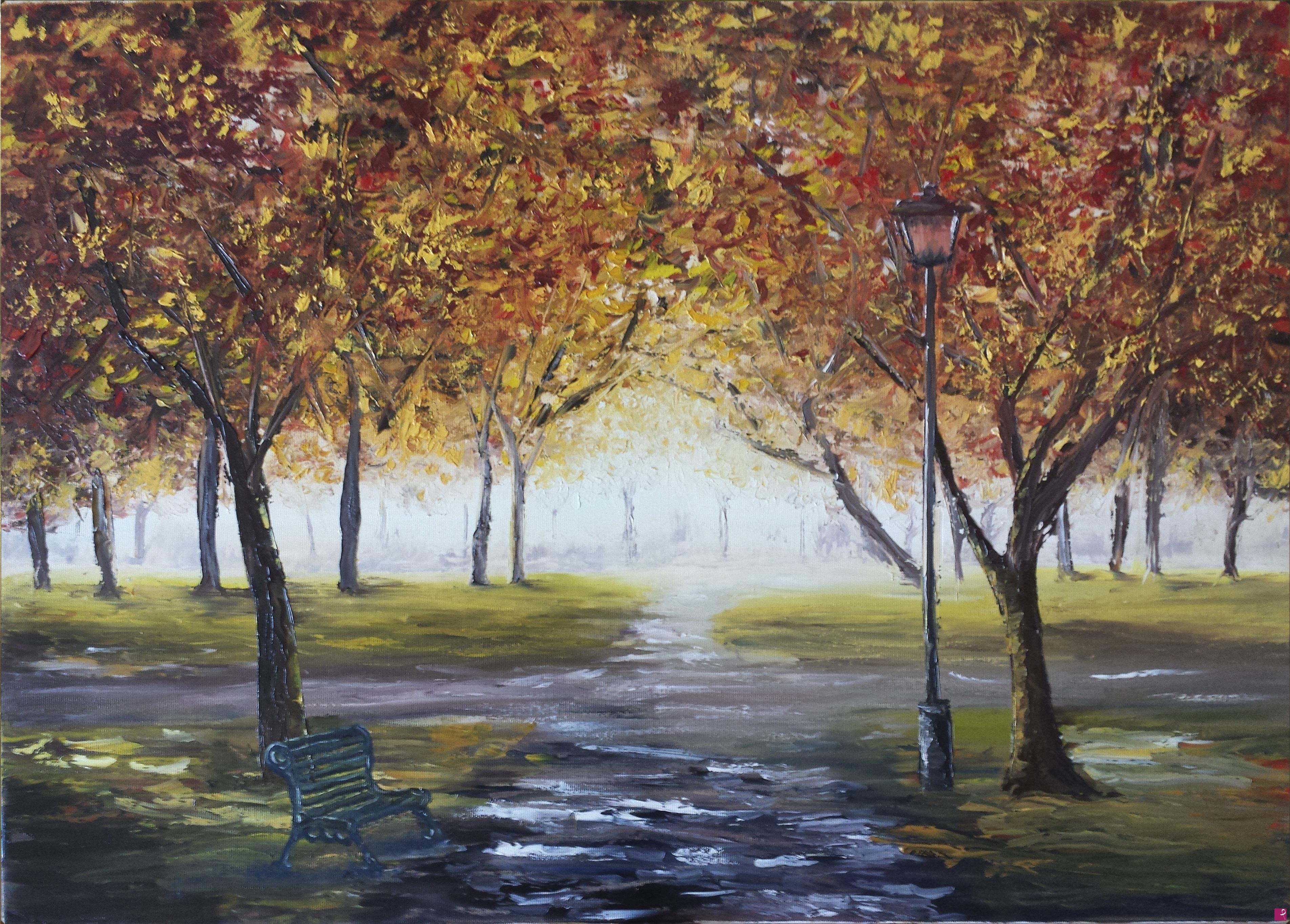 quadri in vendita online - Autumn in Central Park #01