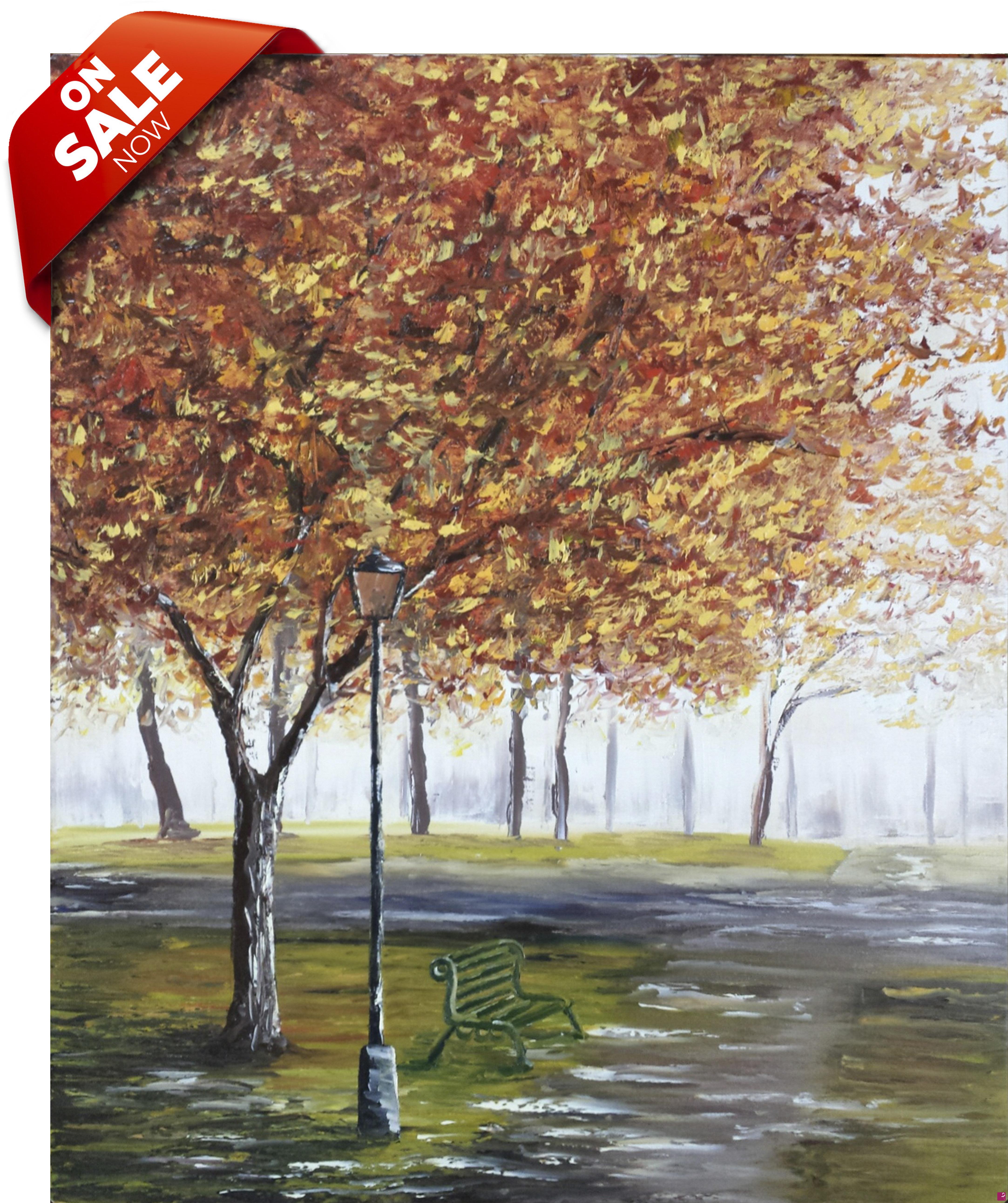 quadri in vendita online - autumn in Central Park #02 * IN OFFERTA *