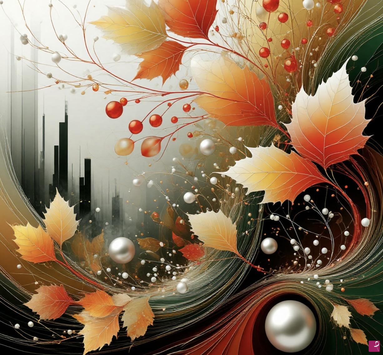 quadri in vendita online - Autumn in the city