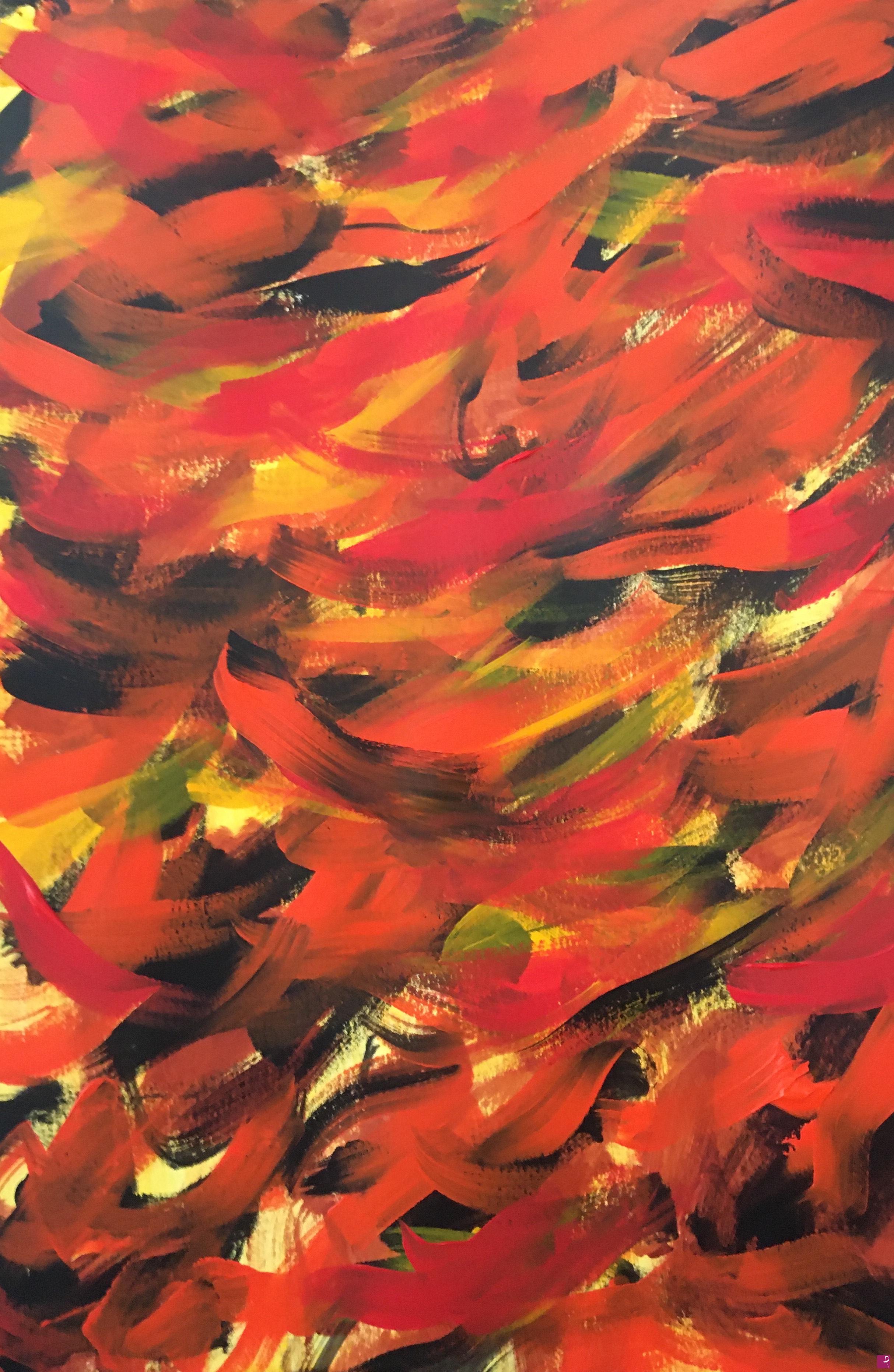 quadri in vendita online - Autumn leaves
