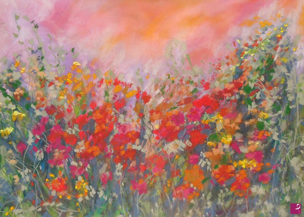 quadri in vendita online - Autumn sparkling flowers - 440