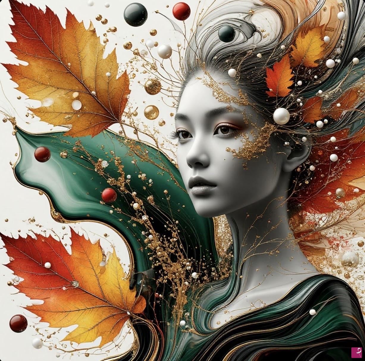 quadri in vendita online - Autumn Whirlwind
