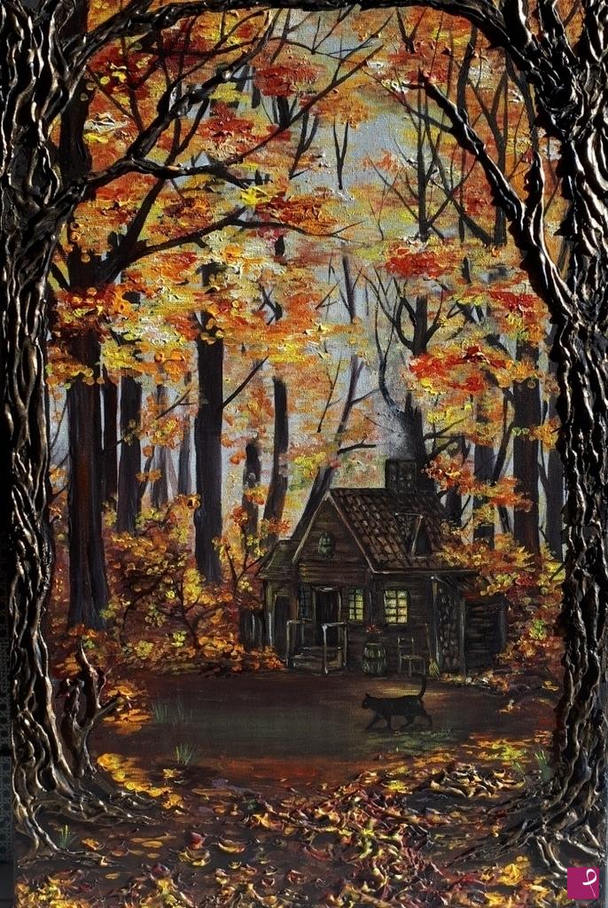 quadri in vendita online - Autunno- into the woods