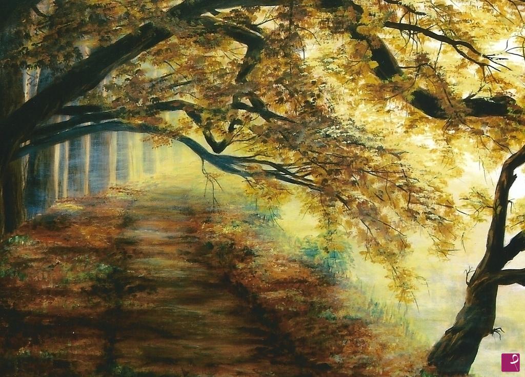 quadri in vendita online - AUTUNNO DORATO