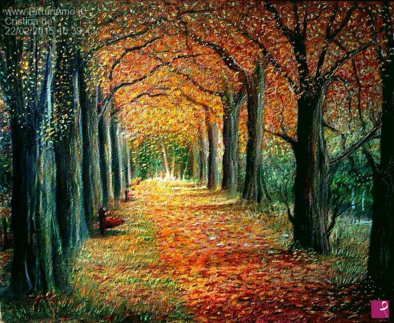 quadri in vendita online - autunno   fiabesco