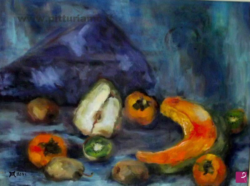 quadri in vendita online - Autunno in blu