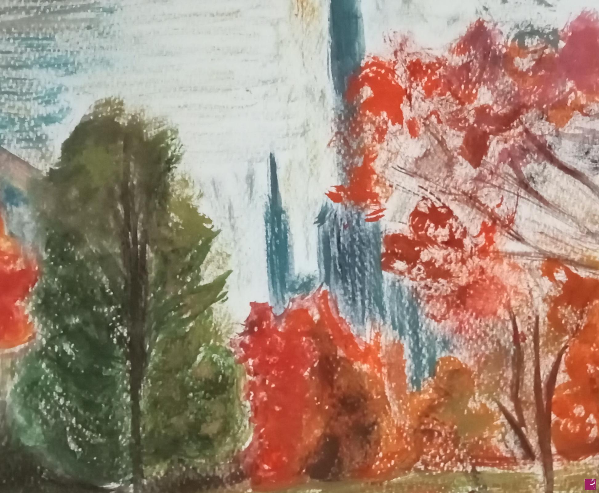 quadri in vendita online - "Autunno in Central Park"