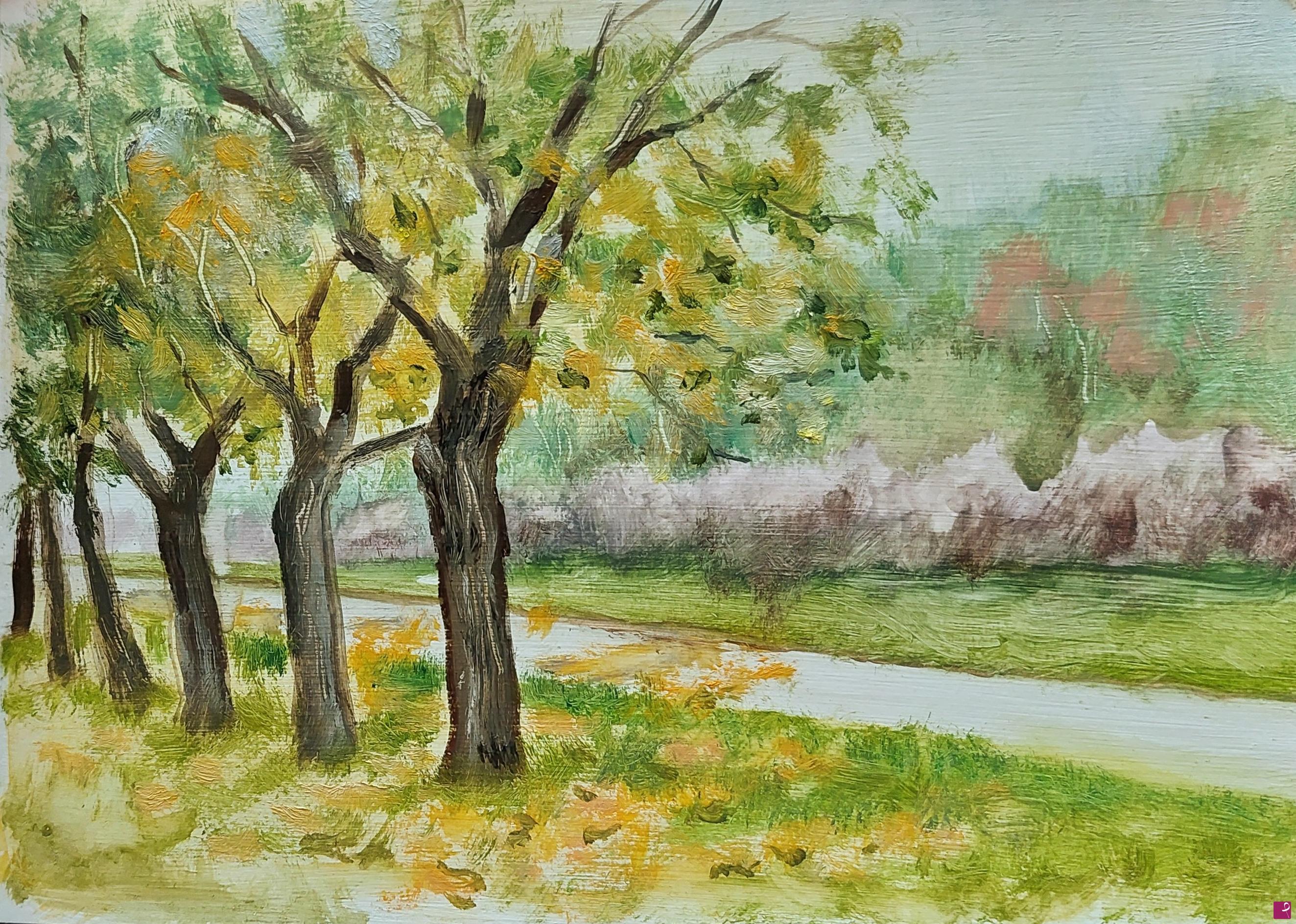 quadri in vendita online - Autunno in giallo