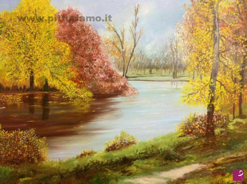 quadri in vendita online - Autunno in Val Susa