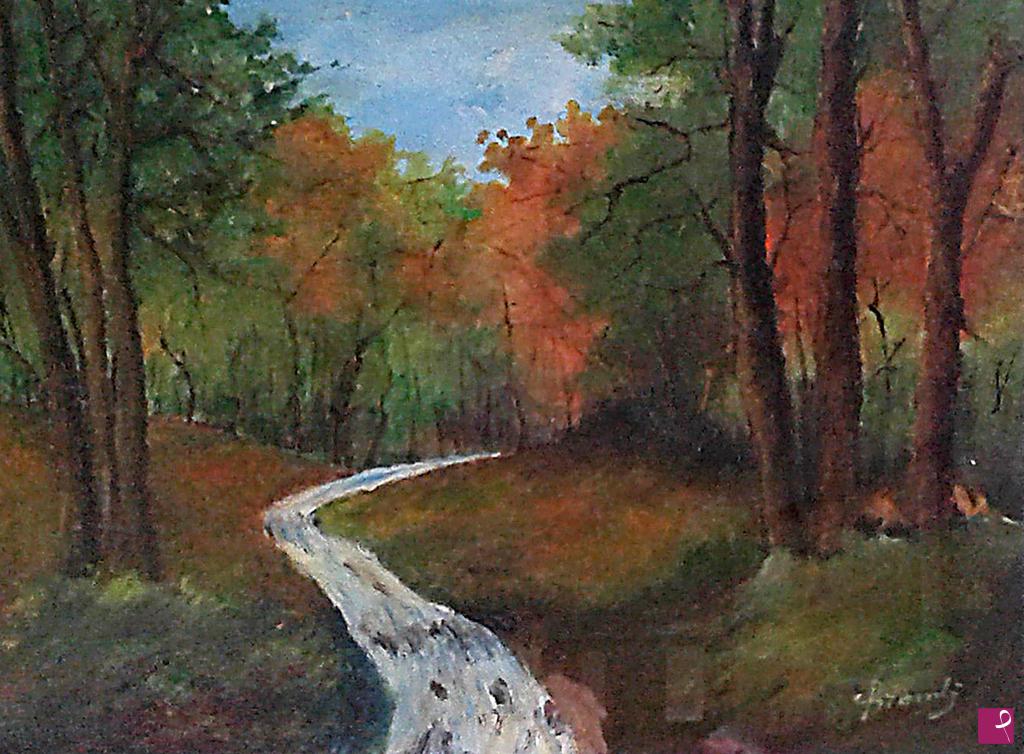 quadri in vendita online - autunno nel bosco