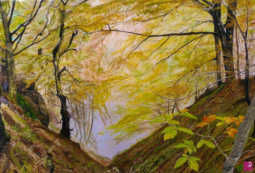 quadri in vendita online - autunno nelle foreste casentinesi