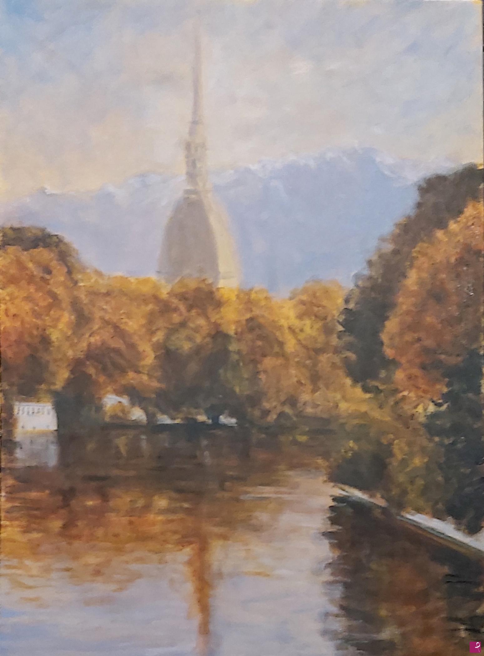 quadri in vendita online - Autunno Torinese - Rif.LG-198-CL/OT50X70-V/2025