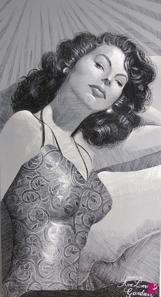 quadri in vendita online - Ava gardner