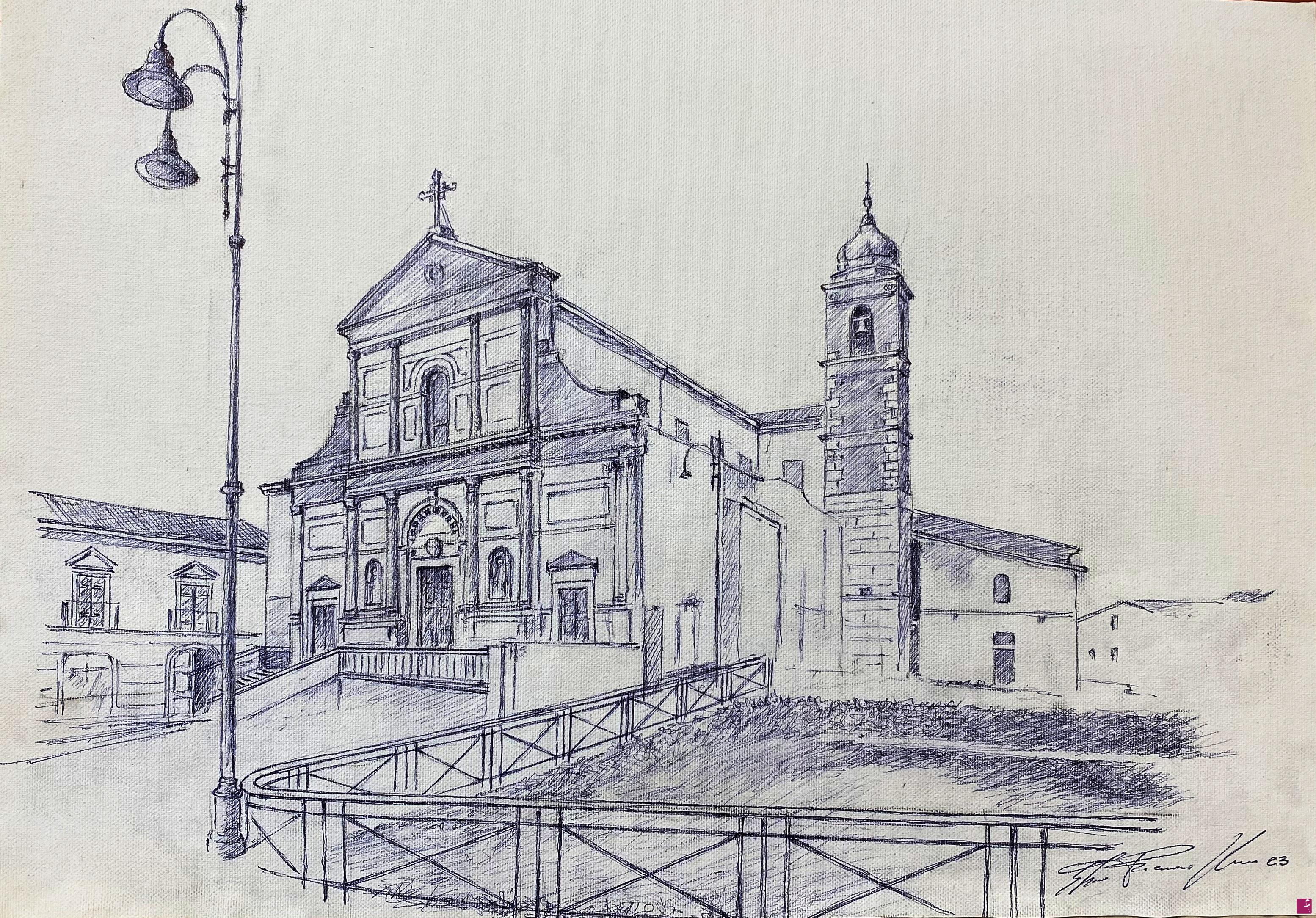 quadri in vendita online - Avellino Piazza Duomo