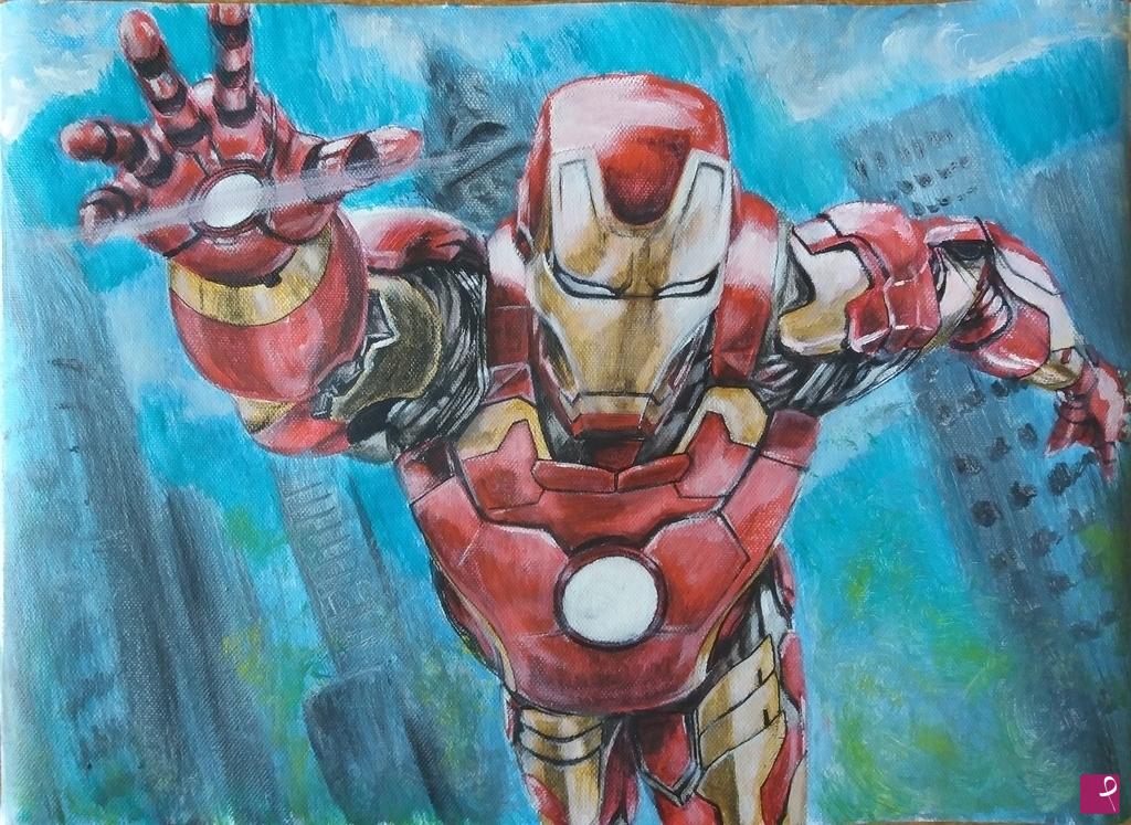 quadri in vendita online - AVENGERS END GAME IRON MAN 