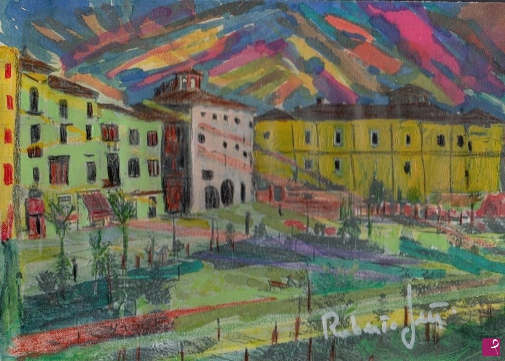 quadri in vendita online - AVEZZANO PIAZZA CASTELLO