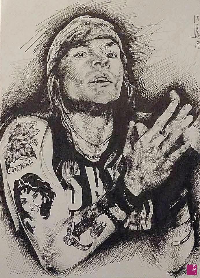 quadri in vendita online - Axl Rose 