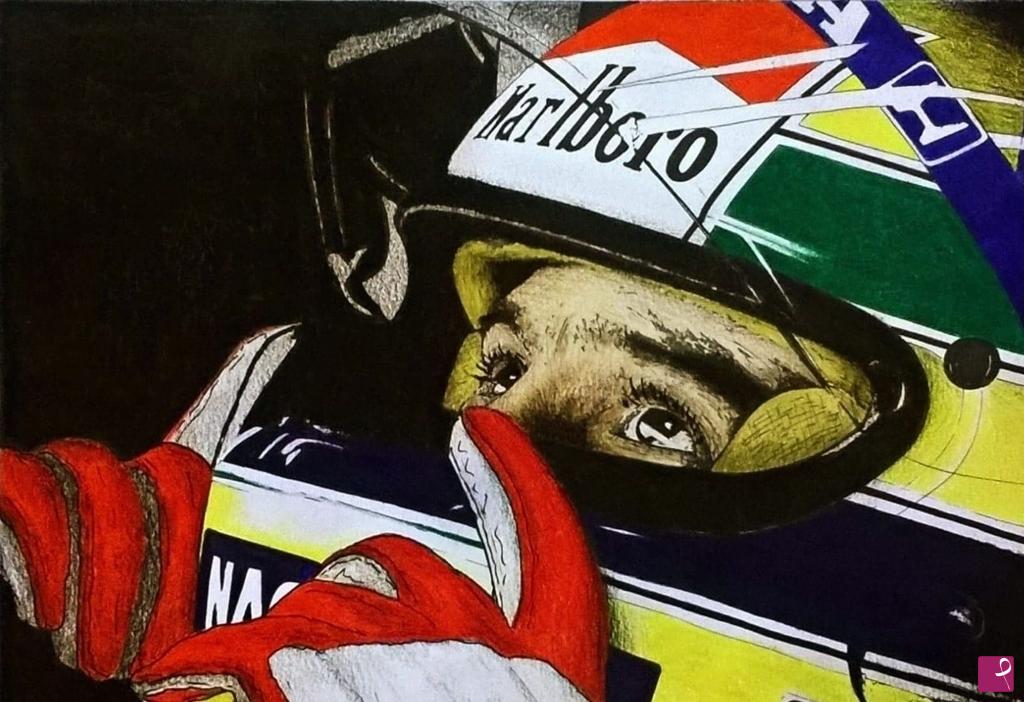 quadri in vendita online - Ayrton Senna