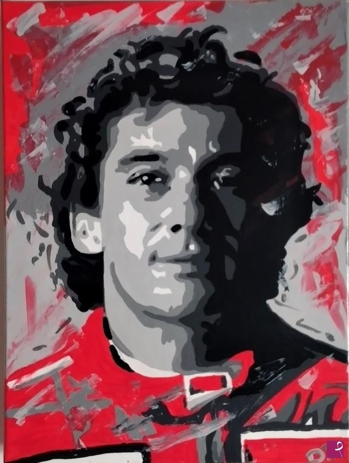 quadri in vendita online - Ayrton Senna
