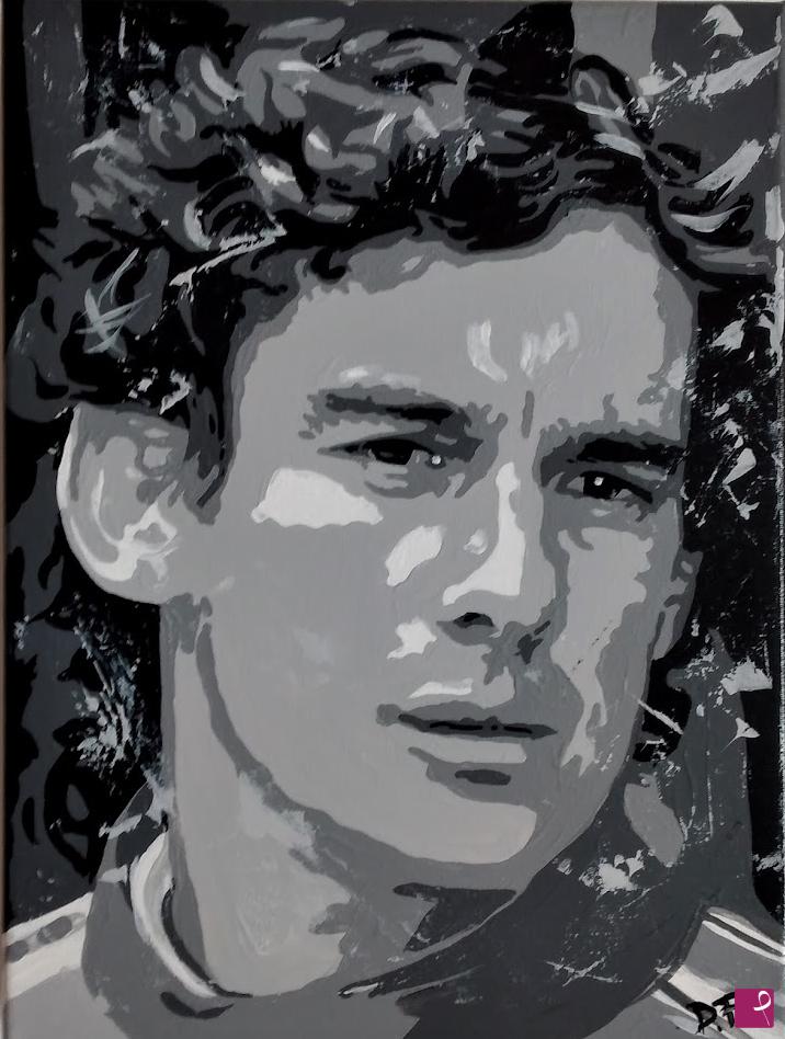quadri in vendita online - Ayrton Senna