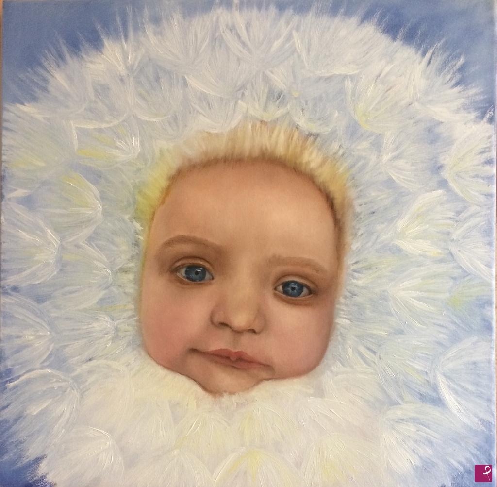 quadri in vendita online - Baby dandelion 