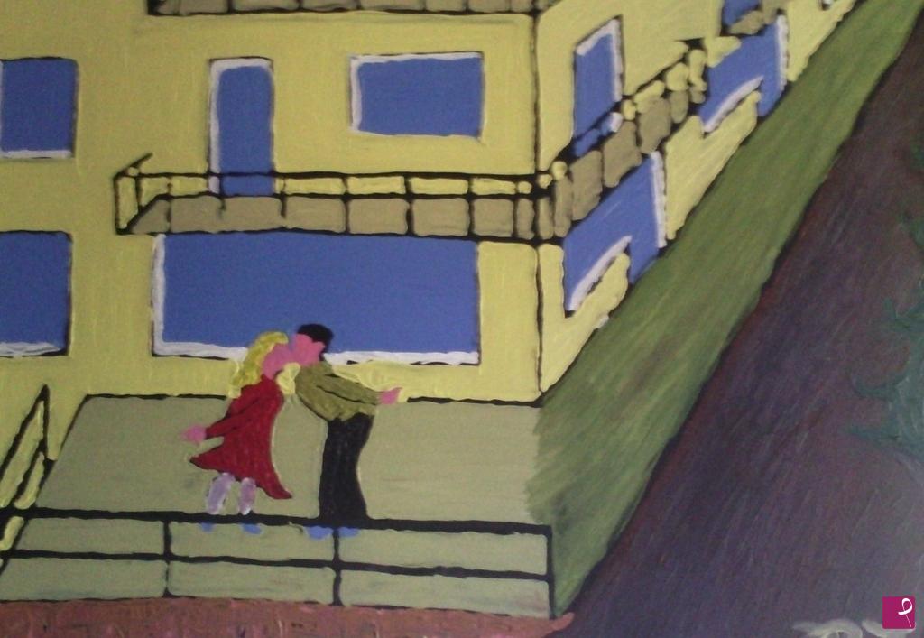 quadri in vendita online - Bacino (80x100; olio su tela)