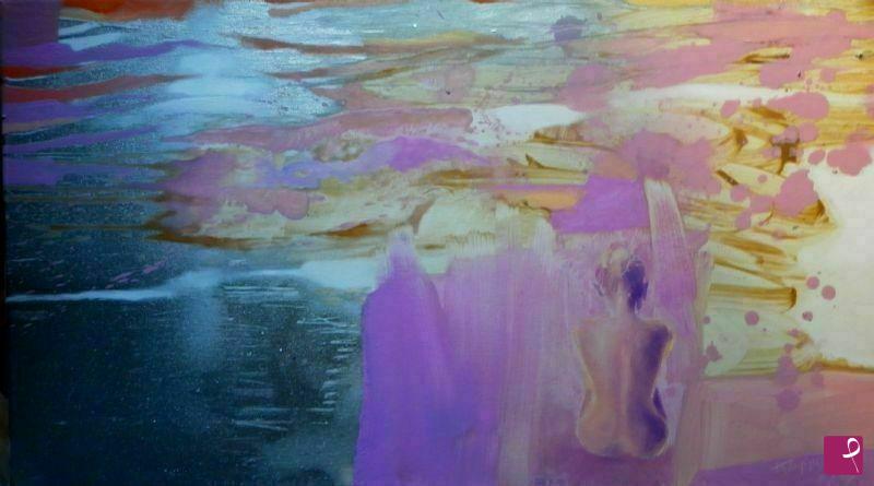 quadri in vendita online - BACK, 2012, oil on canvas, cm.40x70