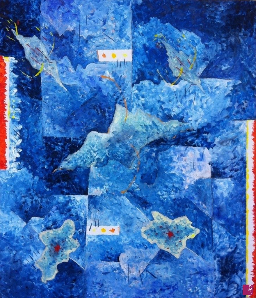 quadri in vendita online - Back to Blue #2 - The Four Elements