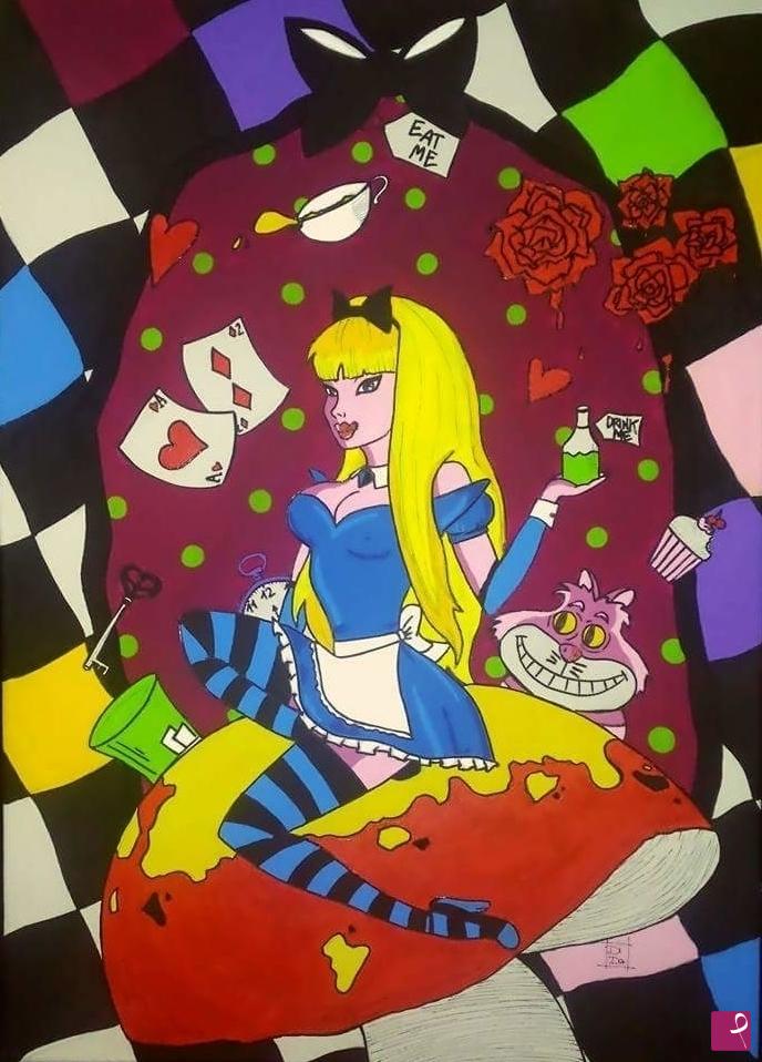 quadri in vendita online - "Bad Alice"