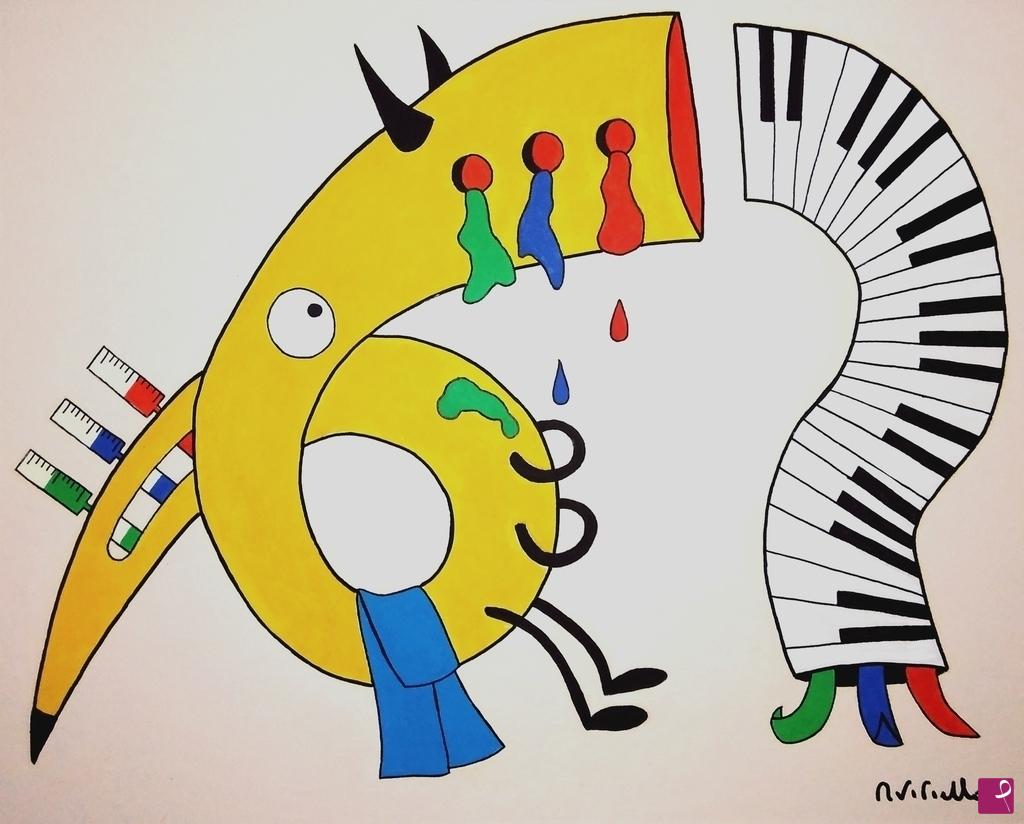 quadri in vendita online - Bad art from outer space