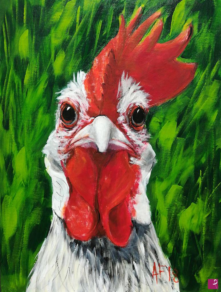 quadri in vendita online - "Bad boys" - The rooster