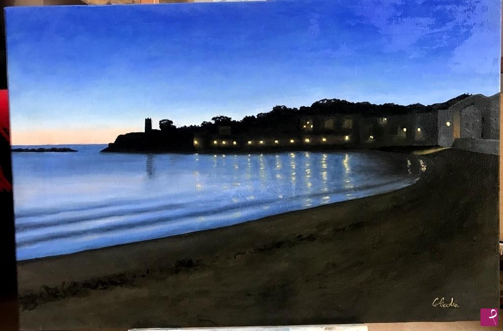 quadri in vendita online - Baia del silenzio ( Sestri levante)