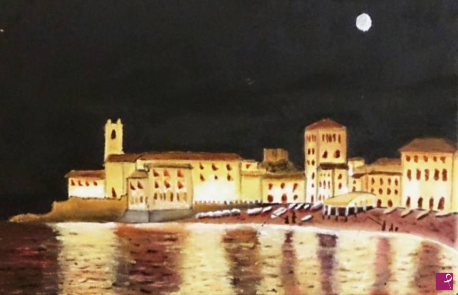 quadri in vendita online - Baia del silenzio, Sestri levante