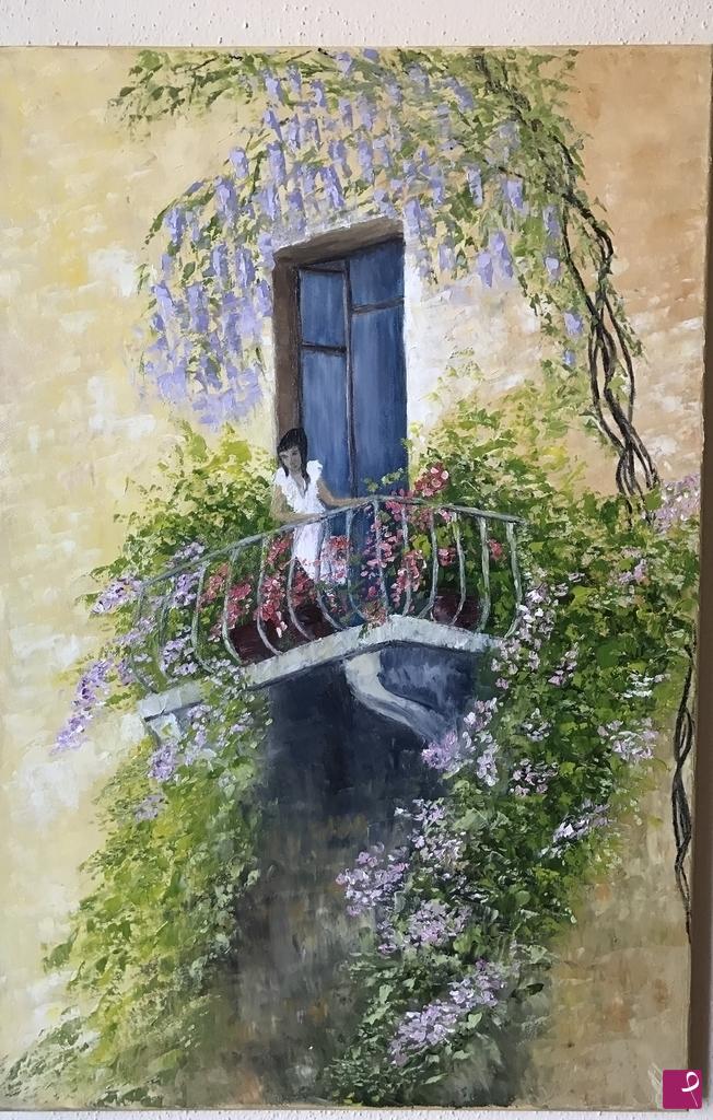 quadri in vendita online -  Balcone 