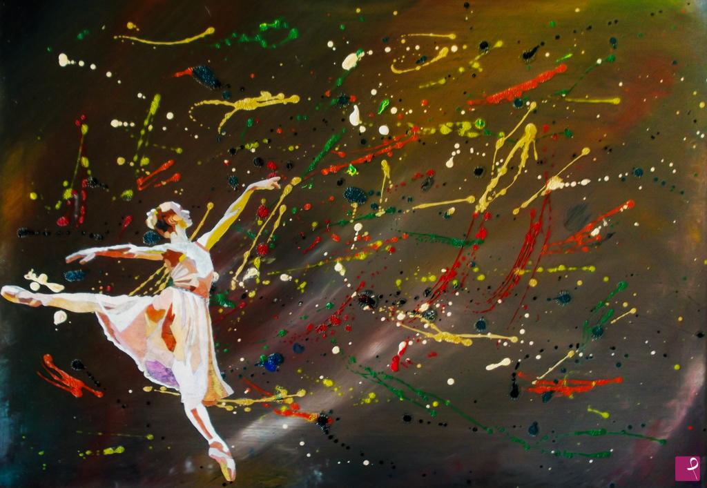 quadri in vendita online - Ballerina 