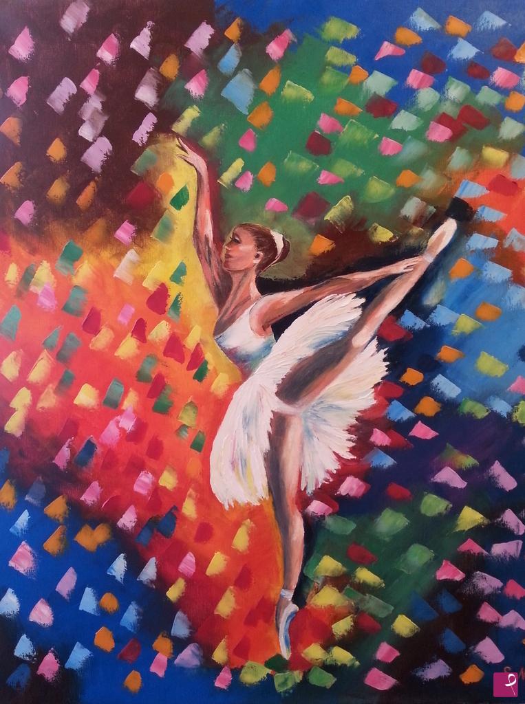 quadri in vendita online - Ballerina