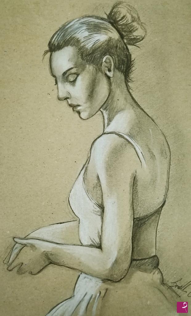 quadri in vendita online - ballerina