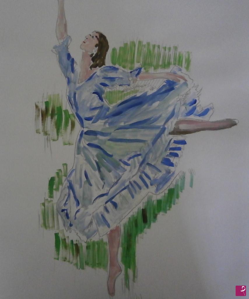 quadri in vendita online - Ballerina