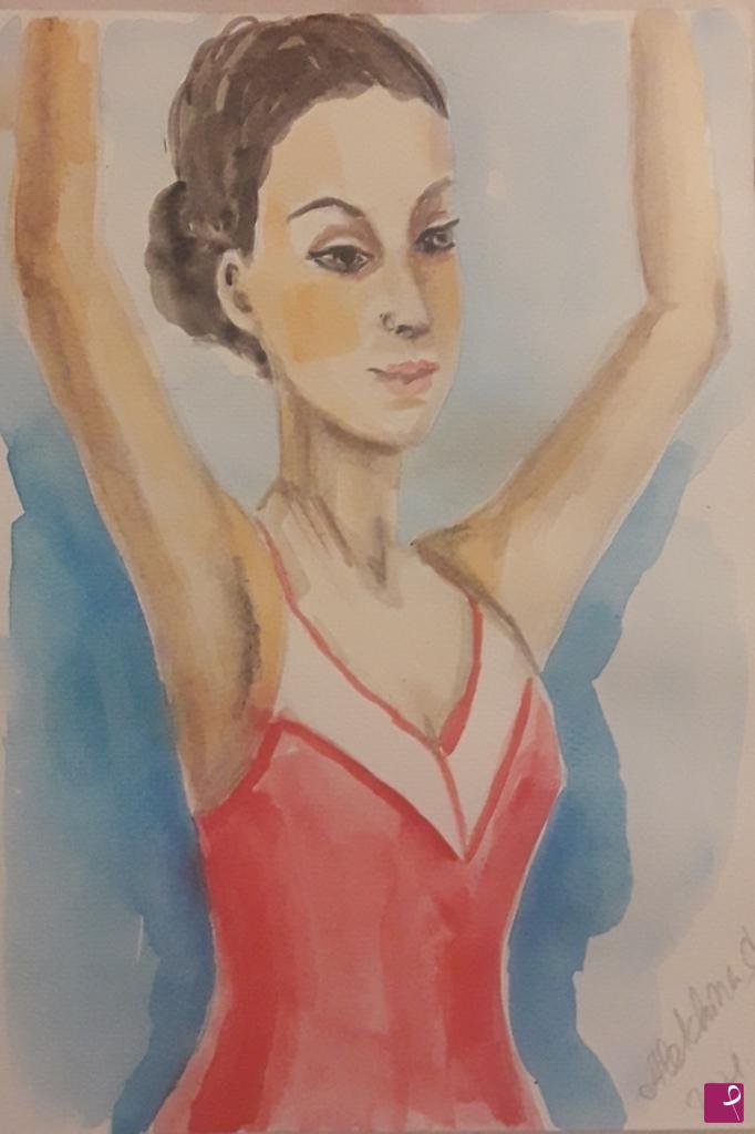 quadri in vendita online - Ballerina 