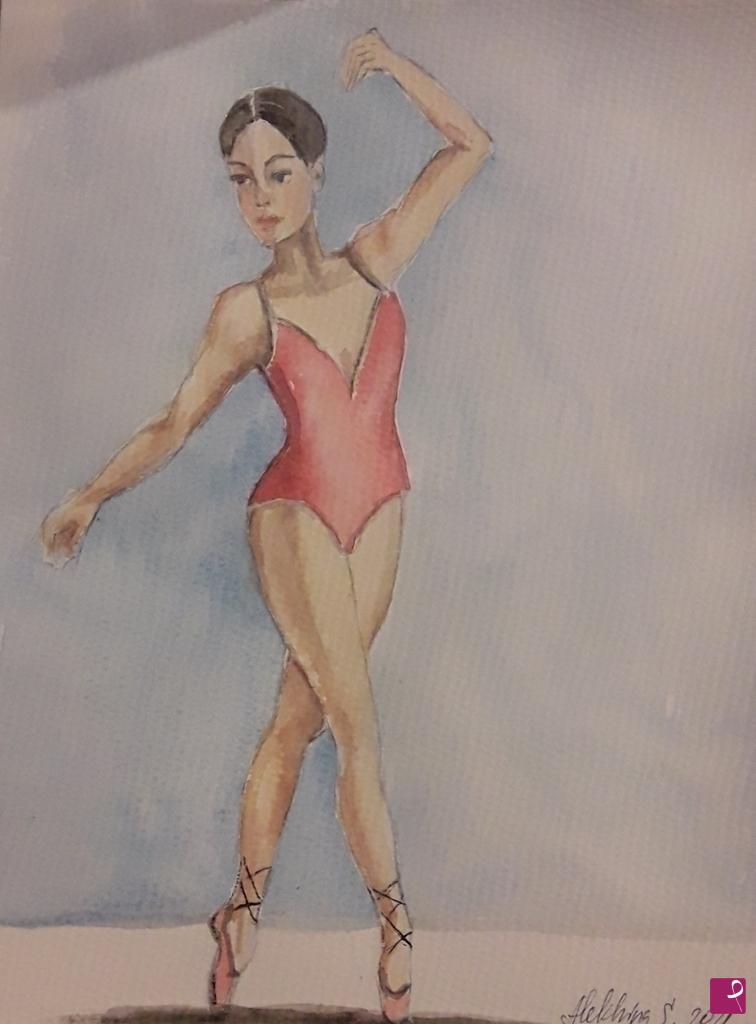 quadri in vendita online - Ballerina 