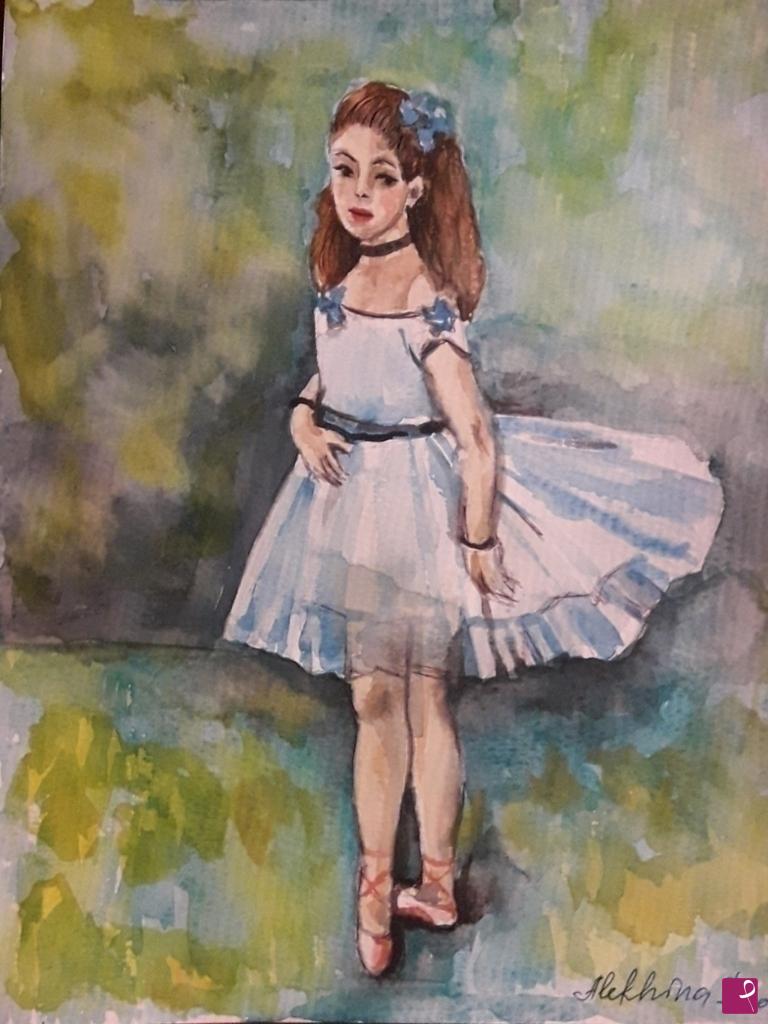 quadri in vendita online - Ballerina 