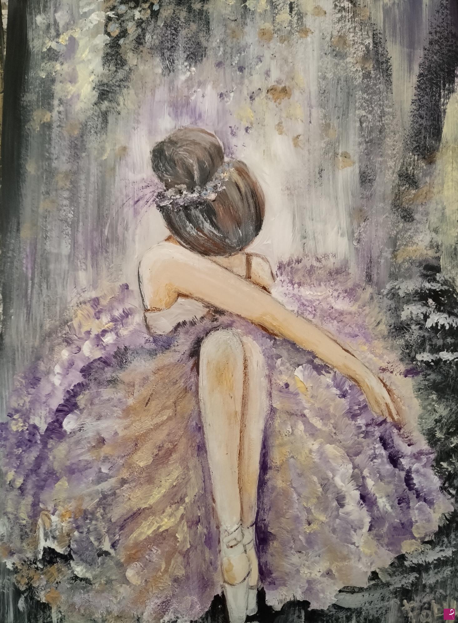 quadri in vendita online - Ballerina