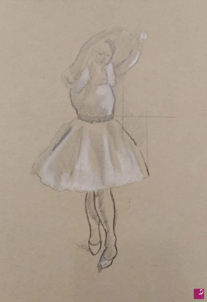 quadri in vendita online - Ballerina