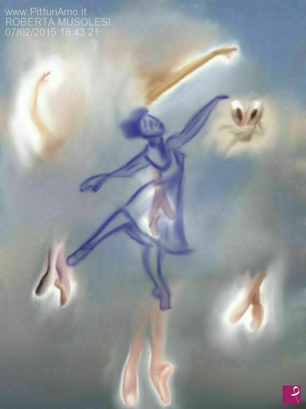 quadri in vendita online - Ballerina
