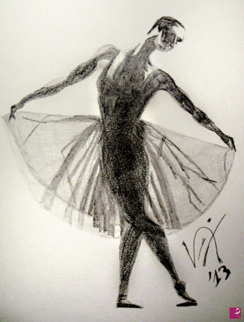 quadri in vendita online - Ballerina