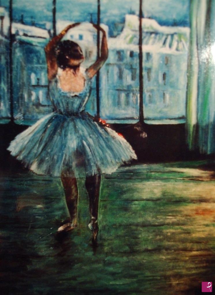 quadri in vendita online - BALLERINA ALLO STUDIO