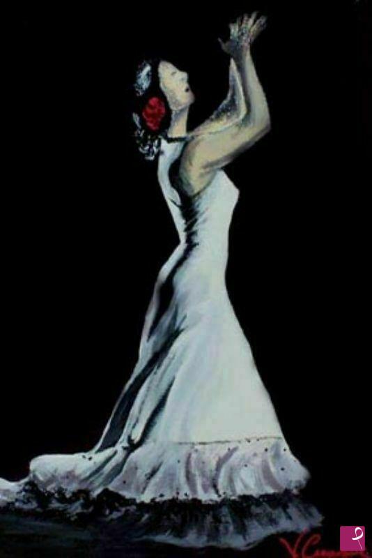 quadri in vendita online - ballerina di flamenco 1