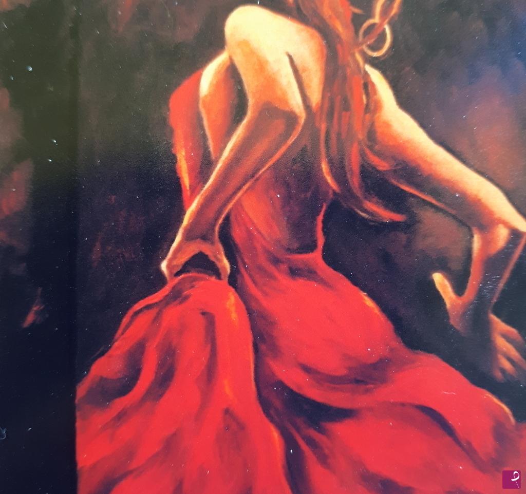 quadri in vendita online - 'Ballerina di flamenco'
